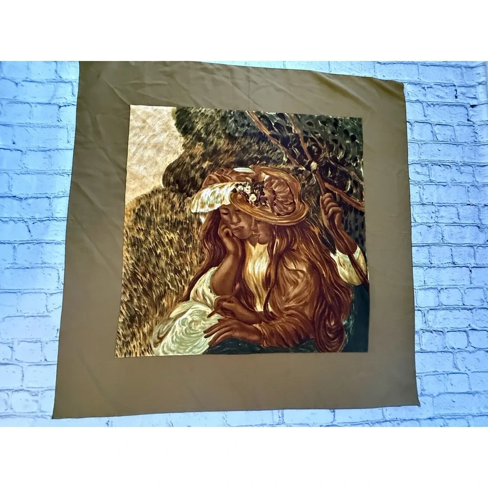 Fashion Scarf Renoir Sisters Large Polyester Scarf 34
